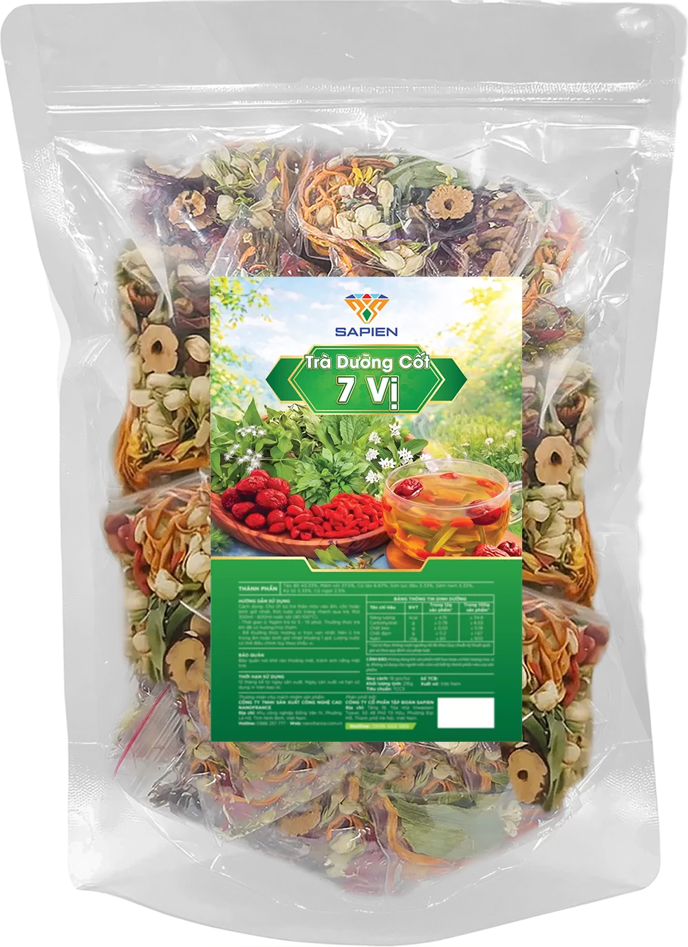 Trà dưỡng cốt 7 vị