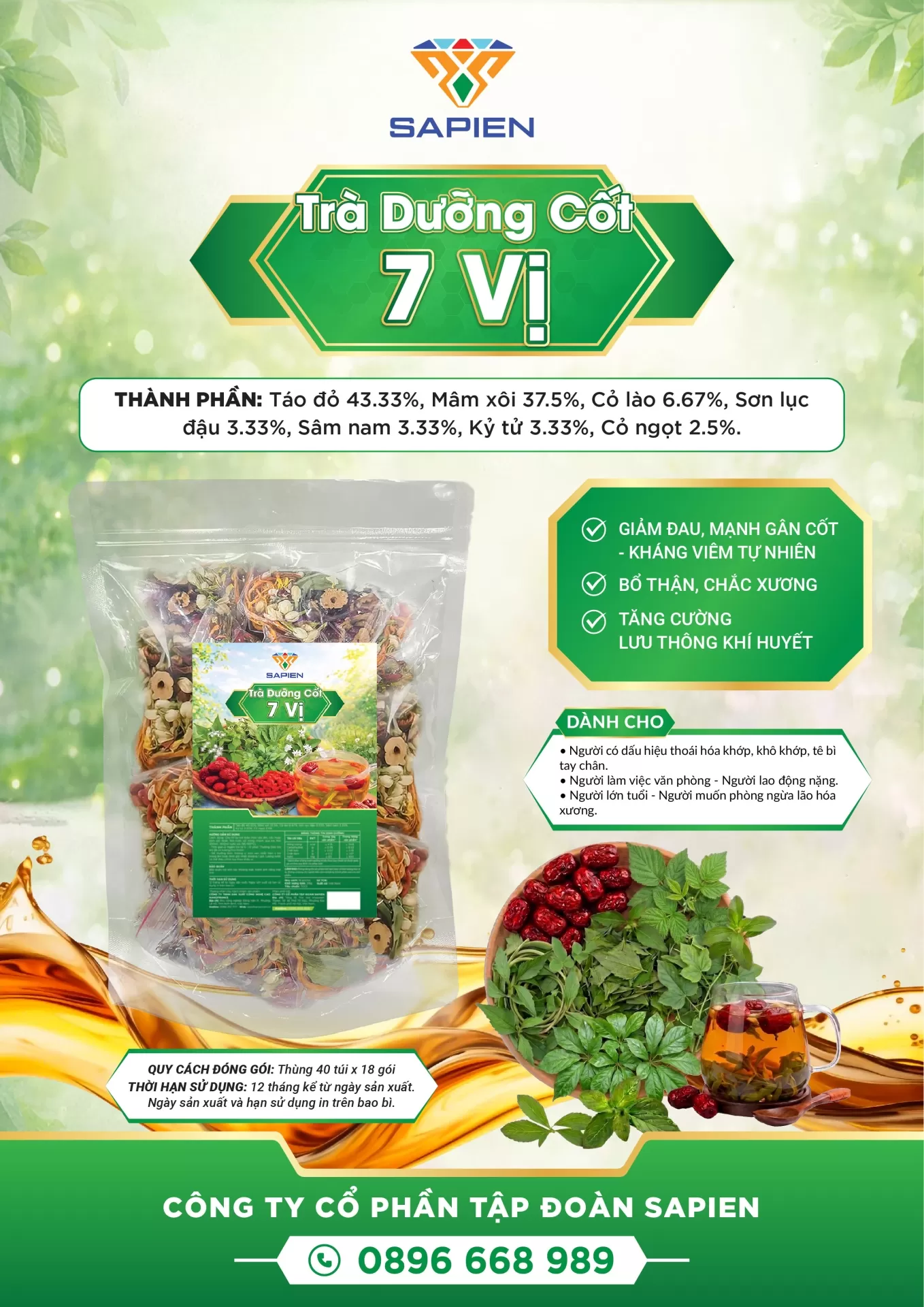Trà dưỡng cốt 7 vị