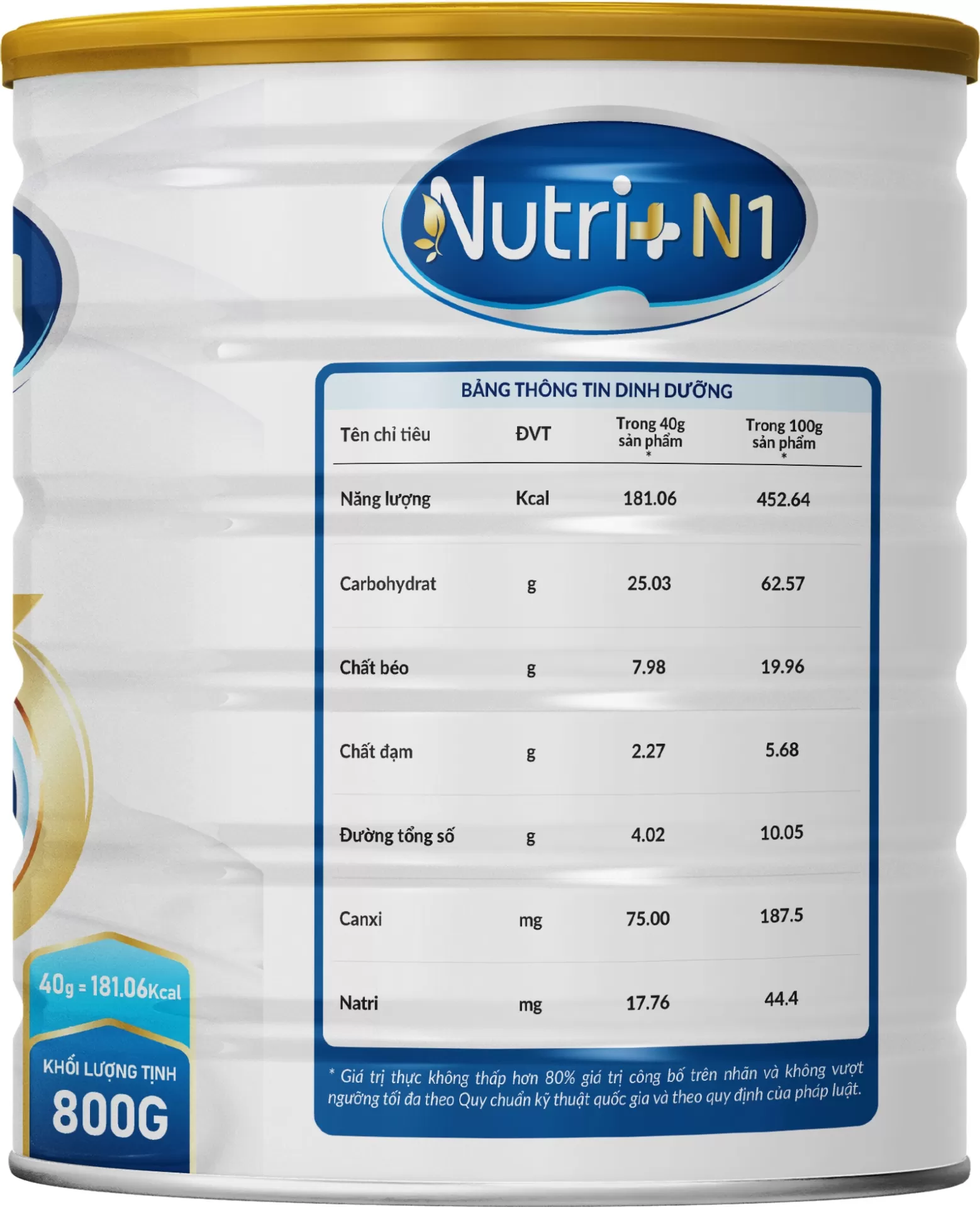Thực phẩm bổ sung Nutri+ N1