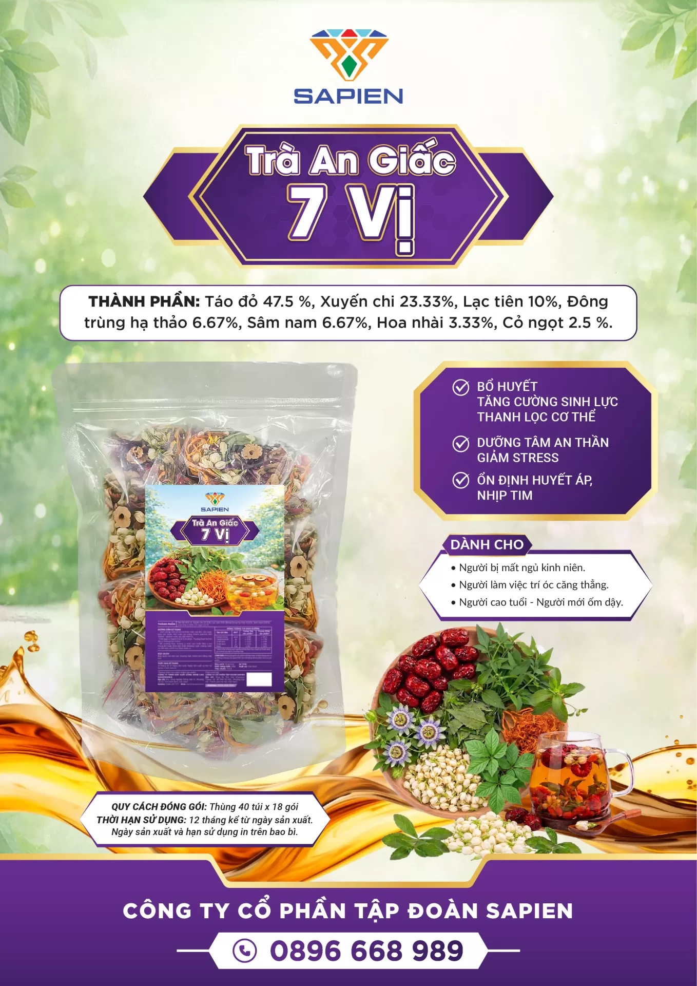 Trà an giấc 7 vị